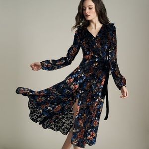NWOT Hutch Audra/Anthropologie Deirdre/Modcloth Late Autumn Afterglow Wrap Dress